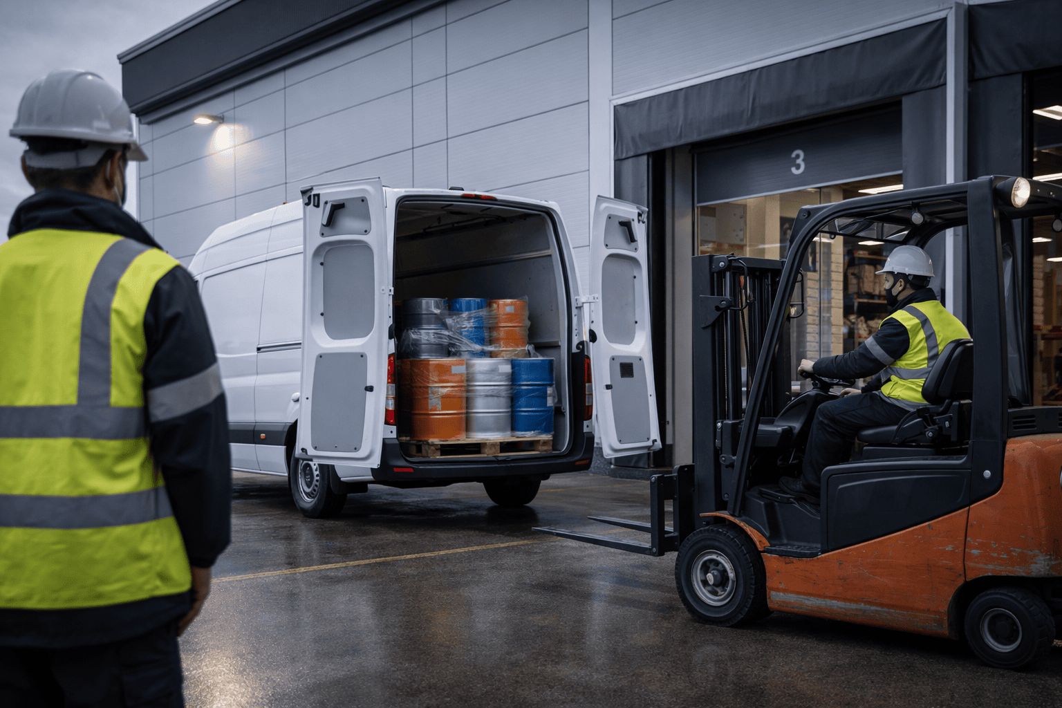 Dedicated ACS Same Day ADR transport with controlled commercial freight handling