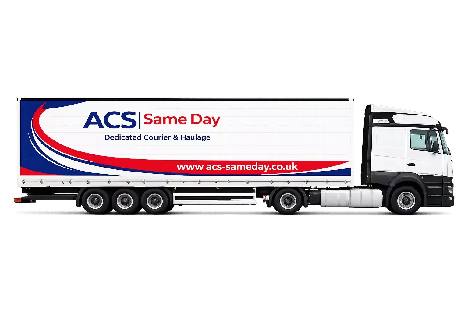 ACS Same Day articulated truck
